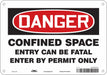 Safety Sign 7 in x 10 in Polyethylene