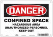 Safety Sign 7 in x 10 in Polyethylene