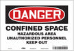 Safety Sign 7 inx10 in Vinyl