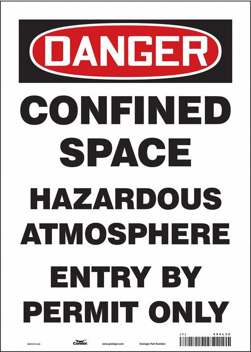 Safety Sign 14 inx10 in Vinyl