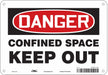 Safety Sign 7 in x 10 in Aluminum