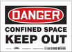Safety Sign 5 inx7 in Vinyl