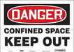 Safety Sign 10 inx14 in Vinyl