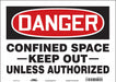 Safety Sign 10 inx14 in Vinyl