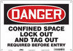 Safety Sign 10 inx14 in Aluminum