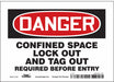 Safety Sign 5 inx7 in Vinyl