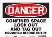 Safety Sign 10 inx14 in Vinyl