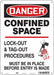 J8749 Safety Sign 14 in x 10 in Aluminum