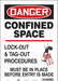 J8749 Safety Sign 14 inx10 in Vinyl