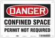 Safety Sign 7 in x 10 in Aluminum