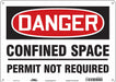 Safety Sign 10 inx14 in Aluminum