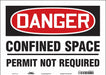 Safety Sign 10 inx14 in Vinyl