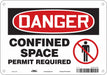 Safety Sign 7 in x 10 in Aluminum