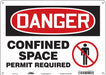 Safety Sign 10 inx14 in Aluminum