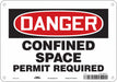 Safety Sign 7 in x 10 in Aluminum