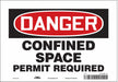 Safety Sign 7 inx10 in Vinyl