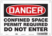 Safety Sign 7 in x 10 in Aluminum