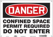 Safety Sign 10 inx14 in Aluminum
