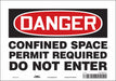 Safety Sign 7 inx10 in Vinyl