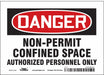 Safety Sign 5 inx7 in Vinyl