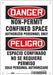 Safety Sign 10 inx7 in Polyethylene