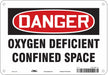 Safety Sign 7 in x 10 in Aluminum