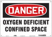 Safety Sign 10 in x 14 in Aluminum
