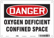 Safety Sign 7 in x 10 in Polyethylene
