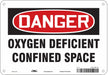 Safety Sign 7 in x 10 in Vinyl