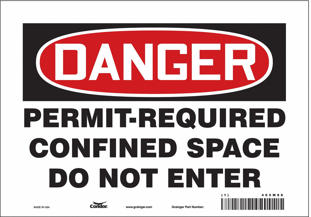J6941 Safety Sign 7 inx10 in Vinyl