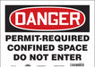 J6941 Safety Sign 10 inx14 in Vinyl