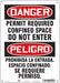 Safety Sign 14 inx10 in Aluminum