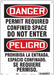 Safety Sign 14 inx10 in Polyethylene