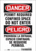 Safety Sign 10 inx7 in Vinyl