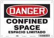 Safety Sign 7 inx10 in Polyethylene