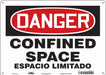 Safety Sign 10 in x 14 in Polyethylene