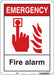 Safety Sign 14 in x 10 in Aluminum