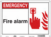 Safety Sign 10 in x 14 in Polyethylene