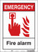 Safety Sign 14 in x 10 in Vinyl