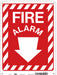 Safety Sign 12 in x 9 in Aluminum