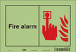 Safety Sign 7 in x 10 in Glow Vinyl
