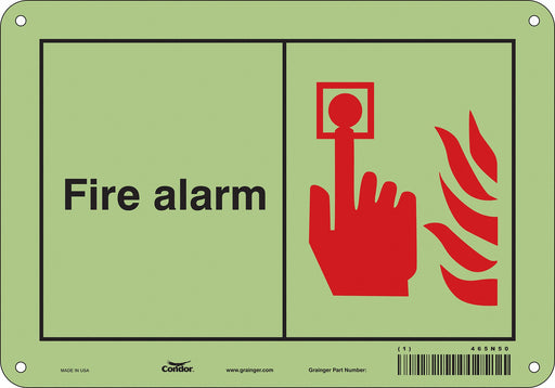 Safety Sign 7 in x 10 in Polyethylene