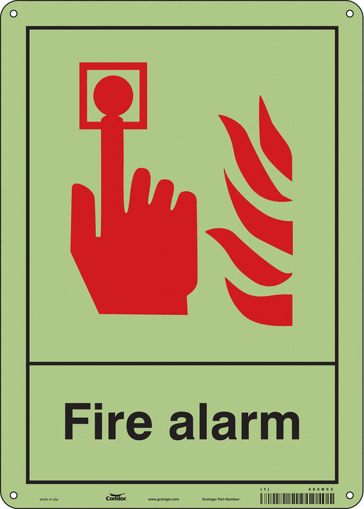 Safety Sign 14 in x 10 in Polyethylene