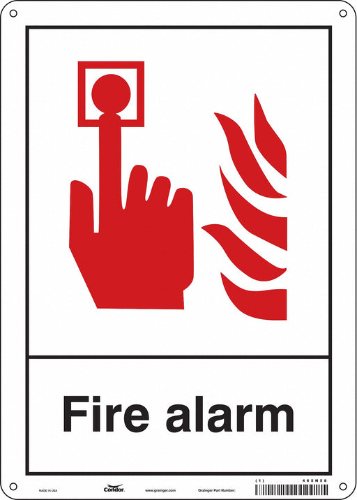 Safety Sign 14 in x 10 in Polyethylene