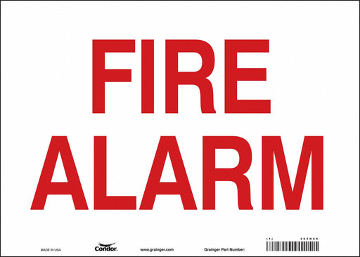 Safety Sign 10 in x 14 in Vinyl