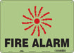 Safety Sign 10 in x 14 in Glow Vinyl