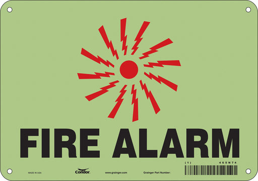 Safety Sign 7 in x 10 in Polyethylene