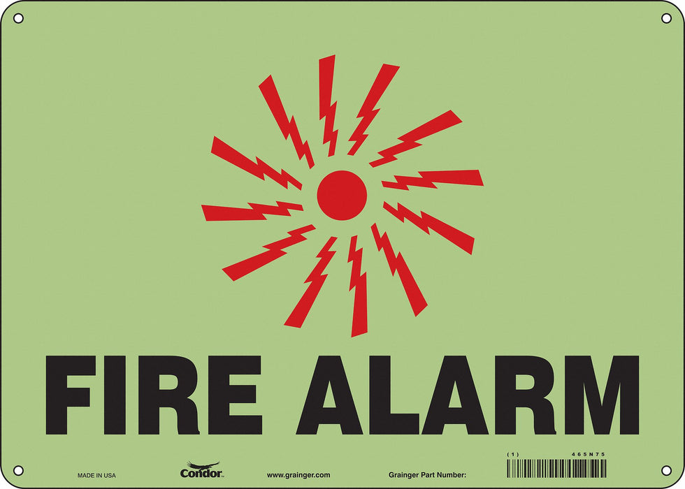Safety Sign 10 in x 14 in Polyethylene