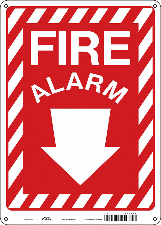 Safety Sign 14 in x 10 in Aluminum