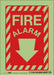 Safety Sign 7 in x 5 in Glow Vinyl
